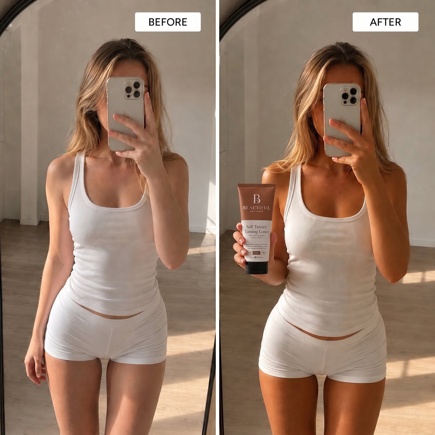 🔥Bis zu 75 % Rabatt auf Insidece® Hydrating Sunless Tanning Loti 🌞Kein orangefarbener Teint, streifenfreier Glanz