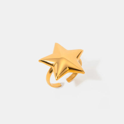 Bold Star-Shaped Ring, A Statement Piece for the Fashion-Forward