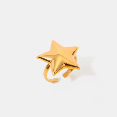 Bold Star-Shaped Ring, A Statement Piece for the Fashion-Forward